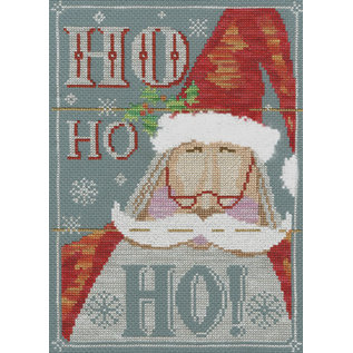 Borduurpakket Vintage Christmas - Ho Ho Ho ! 18x26cm