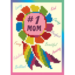 Diamond Dotz Card, Number 1 Mom