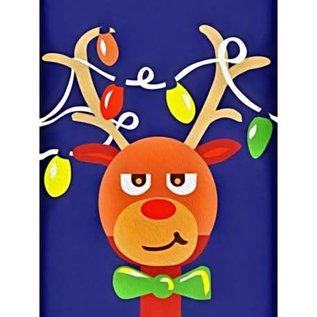 Paint by numbers kit, 16,5x13cm, Christmas Deer