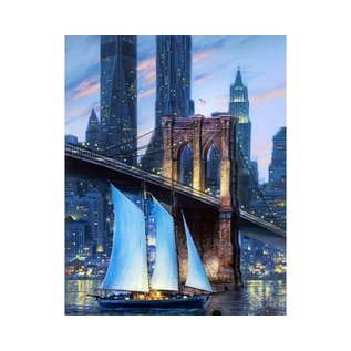 Diamond Embroidery Kit 38cm*48cm Big City Bridge