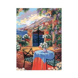 Bedrukt stramien Collection d'Art terras 30x22cm