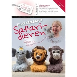 Patroonboekje Klaparmband Safari-dieren