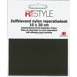 zelfklevende nylon reparatiedoek bruin