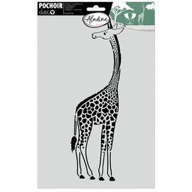 Sjabloon Deco 20x30cm Giraf