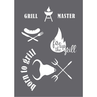 Sjabloon "Grill Master" A4