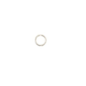 Ring 5mm zilverkleur 30g.