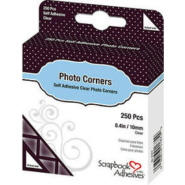 PHOTO CORNERS TRANSP. 250PC