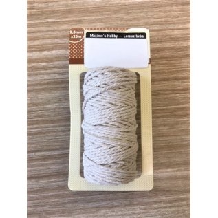 Macramé touw katoen 2,5mm 25m