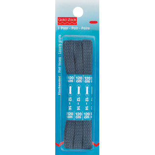 prym Platte veters 8mm 120cm Marine blauw