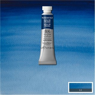 Winsor & Newton Professional Watercolour - aquarelverf - tube 5ml - serie 1 - prussian blauw 538