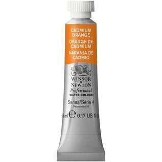 Winsor & Newton Professional Watercolour - aquarelverf - tube 5ml - serie 4 - cadmium oranje 89