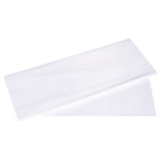 Zijdepapier, kleurecht, 50x75cm,17g/m², kleurecht, 5vel, wit