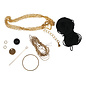 BOHO Kwastenketting set zwart