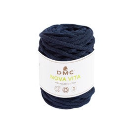 DMC Nova Vita 12 250g 074 Marineblauw Recycled Cotton bad 071