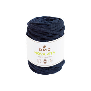 DMC Nova Vita 12 250g 074 Marineblauw Recycled Cotton bad 071