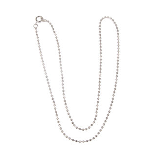 Bolletjesketting 1,5mm 45cm zilver