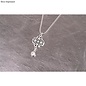 Metalen sierelement Bloem 15mm