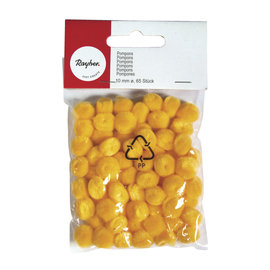 Pompons mais 10 mm 65st.