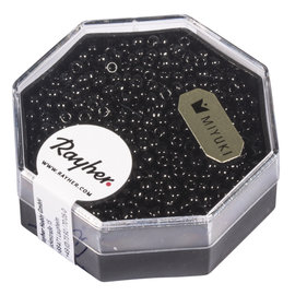 Rayher Premium-rocailles Opaak 2,2mm zwart 12g