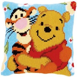 Kruissteekkussen Disney Winnie en Teigetje 40x40cm