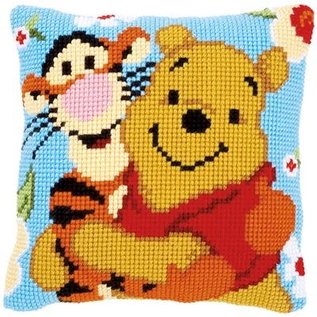 Kruissteekkussen Disney Winnie en Teigetje 40x40cm