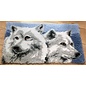 Smyrna tapijt Wolven 40x45cm