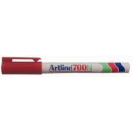 Artline: Permanente Marker "700N" ronde punt, 0.7mm - Rood