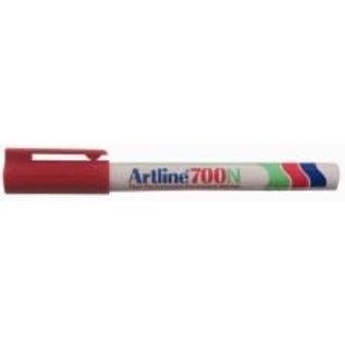 Artline: Permanente Marker "700N" ronde punt, 0.7mm - Rood