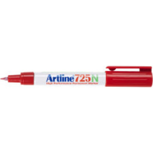 Artline: Permanente Marker "725N" extra fijne punt, 0.4mm - Rood