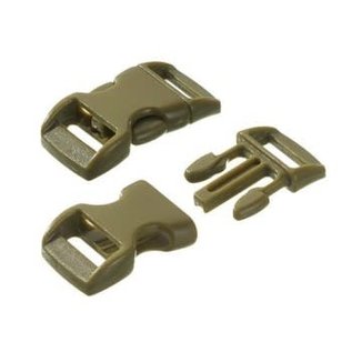 Clips olijf groen 11-14mm 10st.