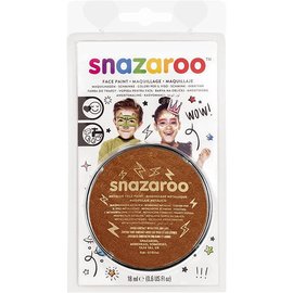 Snazaroo schmink metallic face paint bruin