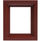 Pixel kader voor 1 basisplaat rood-bruin