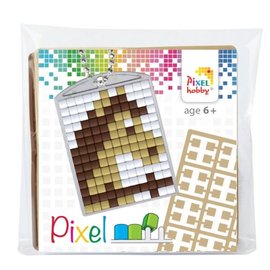 Pixel medaillon paard