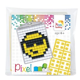 pixel sleutelhanger smiley
