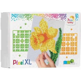 pixel XL op vier basisplaten Narcis