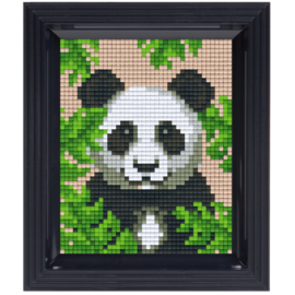 Pixelpakket - Geschenkverpakking met 21 pixelmatjes - Panda in jungle -