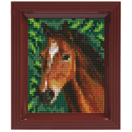 Pixelhobby Classic Bruin Paard 10x12 cm