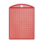 Medaillon transparant rood