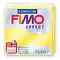 Fimo Effect boetseerklei 57g. transparant geel