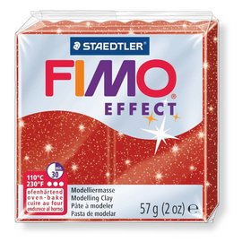 Fimo Effect boetseerklei 57g. Metallic rood