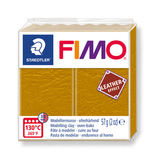 Fimo Leather-effect 57g Oker