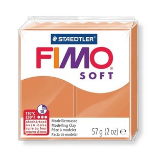 FIMO soft Boetseerklei 57g Cognac