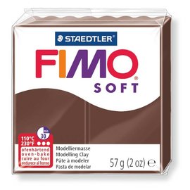 FIMO Soft Boetseerklei 57g. Choco