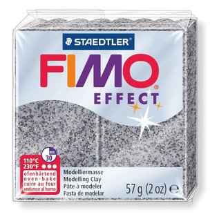 FIMO Effect Boetseerklei 57g. Graniet grijs