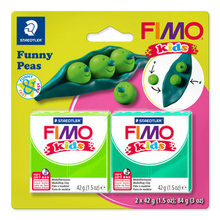 Fimo Kids funny set "Funny Peas"