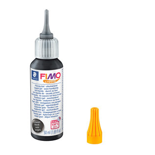 Fimo liquid ovenhardend deco gel 50ml Zwart