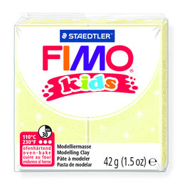 Fimo kids boetseerklei 42g lichtgeel