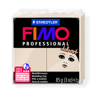 Fimo Professional Doll art 85g doorzichtig beige