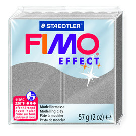 Fimo Effect boetseerklei 57g. zilver