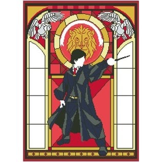 Camelot Dotz® - 52x72cm Harry Stained Glass Diamond Painting